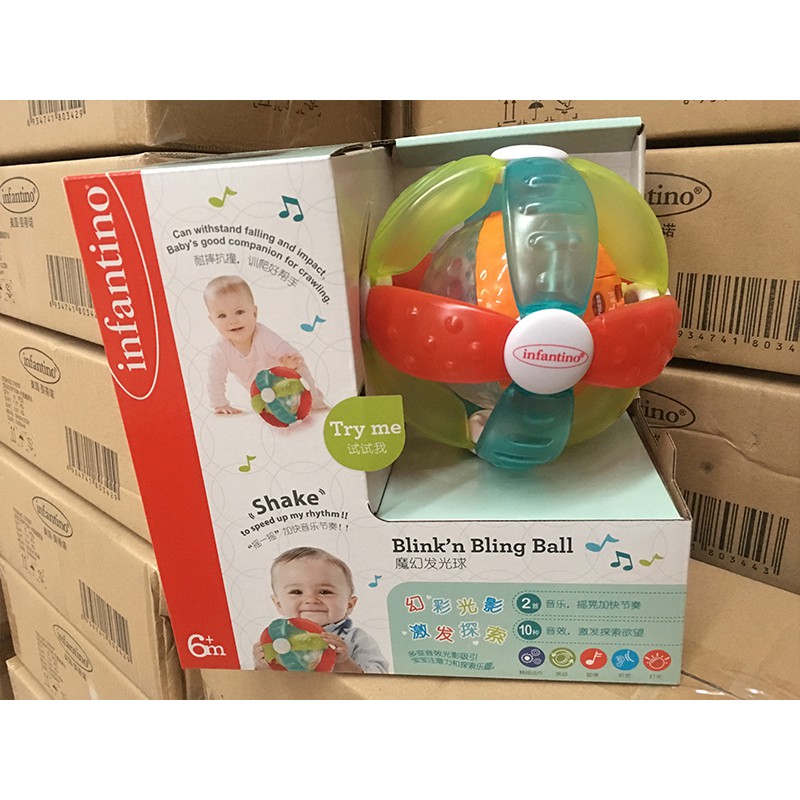 Bola Luminosa Musical Infantil Brinquedo Do Bebe Bola Pegar Quebra Cabecas De 3 6 12 Meses Shopee Brasil