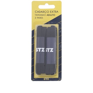 Cadarço Extra STZ Dois Pares Preto