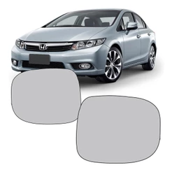 Refil Lente Retrovisor Honda Civic 2012 a 2016 Lado Esquerdo Motorista