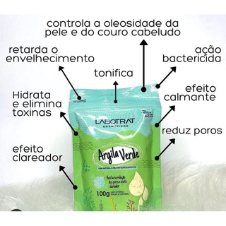 Argila Verde 100g - Labotrat
