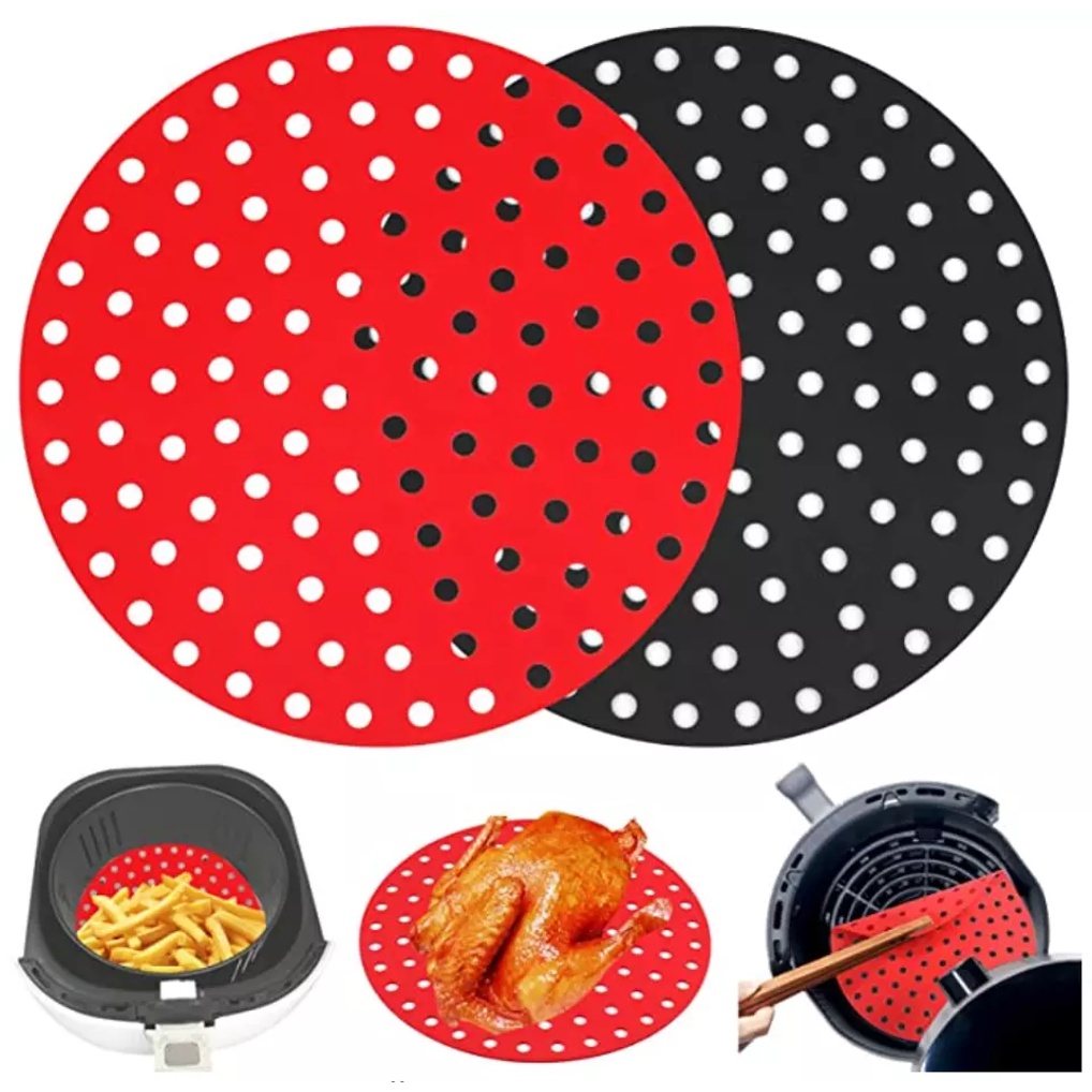 Protetor De Silicone para Fritadeira Airfryer - Tapete para fritadeira elétrica airfryer