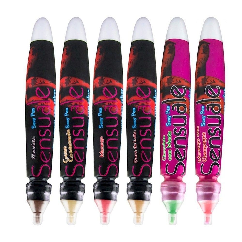 Caneta Comestível Sexy Pen 20g Sensuale Shopee Brasil 5622