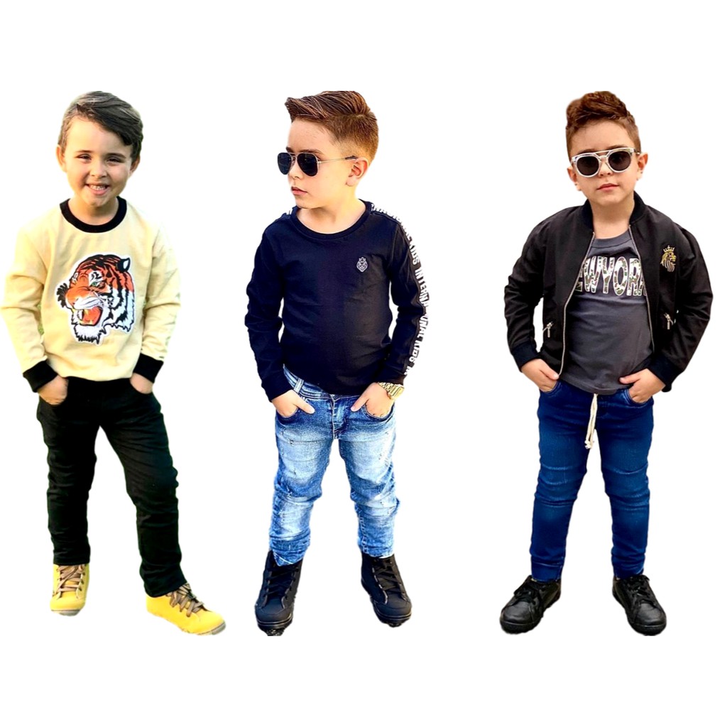 calça jeans infantil masculina atacado