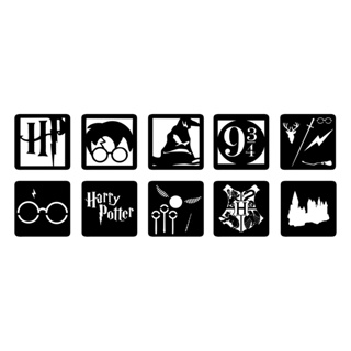 Kit 10 Quadros Decorativos Harry Potter Decoração Sala Quarto Mdf em Oferta na Shopee