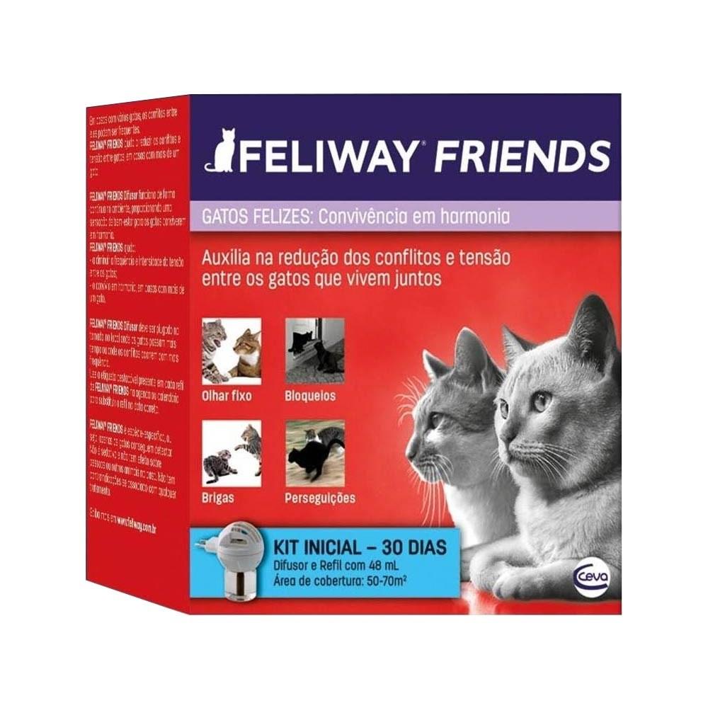 Feliway Friends Difusor Com Refil Ceva - 48ml em Oferta na Shopee