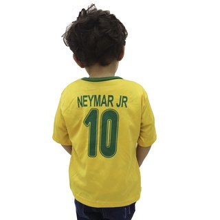 camisa do brasil neymar infantil menino copa 04 ao 10 anos oferta ...