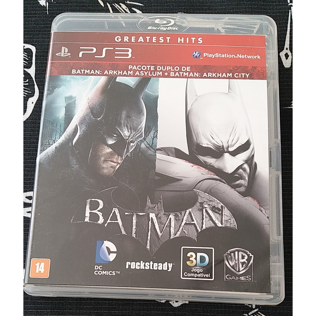 JOGO PS3 - Batman Arkham Asylum / Arkham City - [DUPLO - Mídia física] usado  | Shopee Brasil