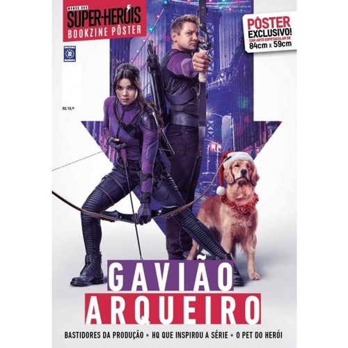 Revista Superpôster Bookzine Mundo Dos Super-Heróis - Gavião Arqueiro