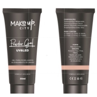 Polygel Make Up City 30ml Unha Gel Bisnaga UV/LED