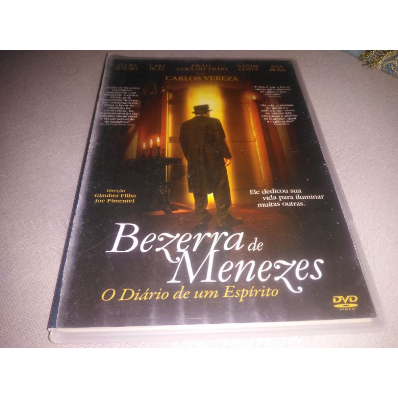 dvd bezerra de menezes o diário de um espírito usado original capa slin