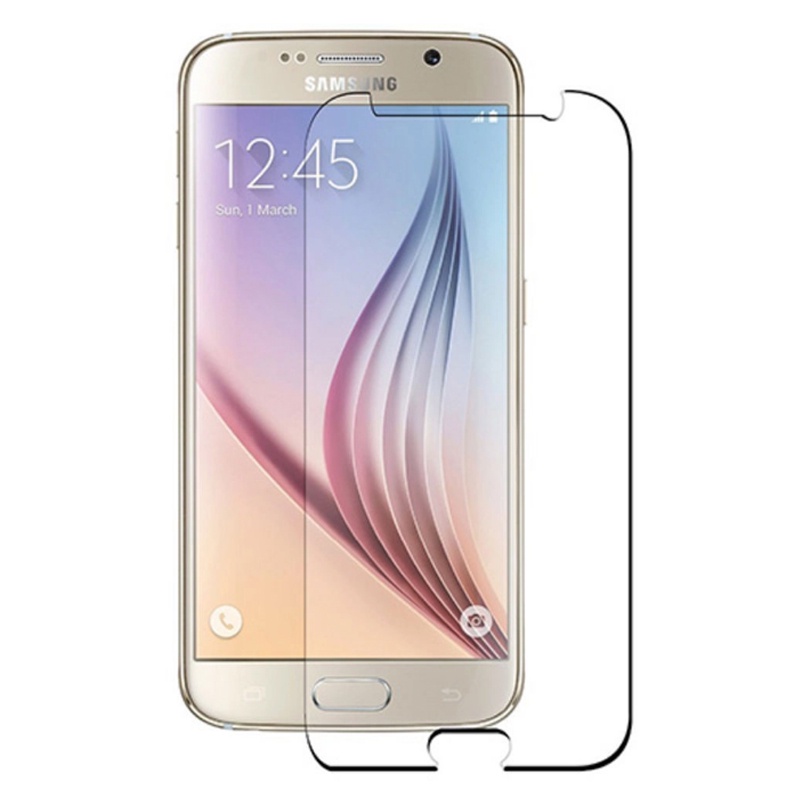Película para Samsung Galaxy S6 / S5 - Vidro Temperado Transparente Anti Shock Blindada Pelicula Protetora