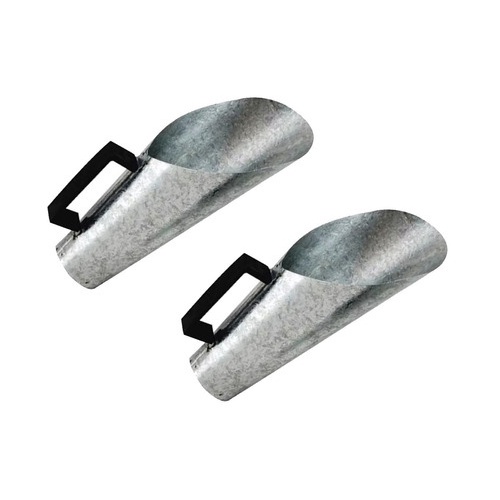 Concha Cereais Galvanizada Cabo Plástico 2kg Zatti (2 Unidades)