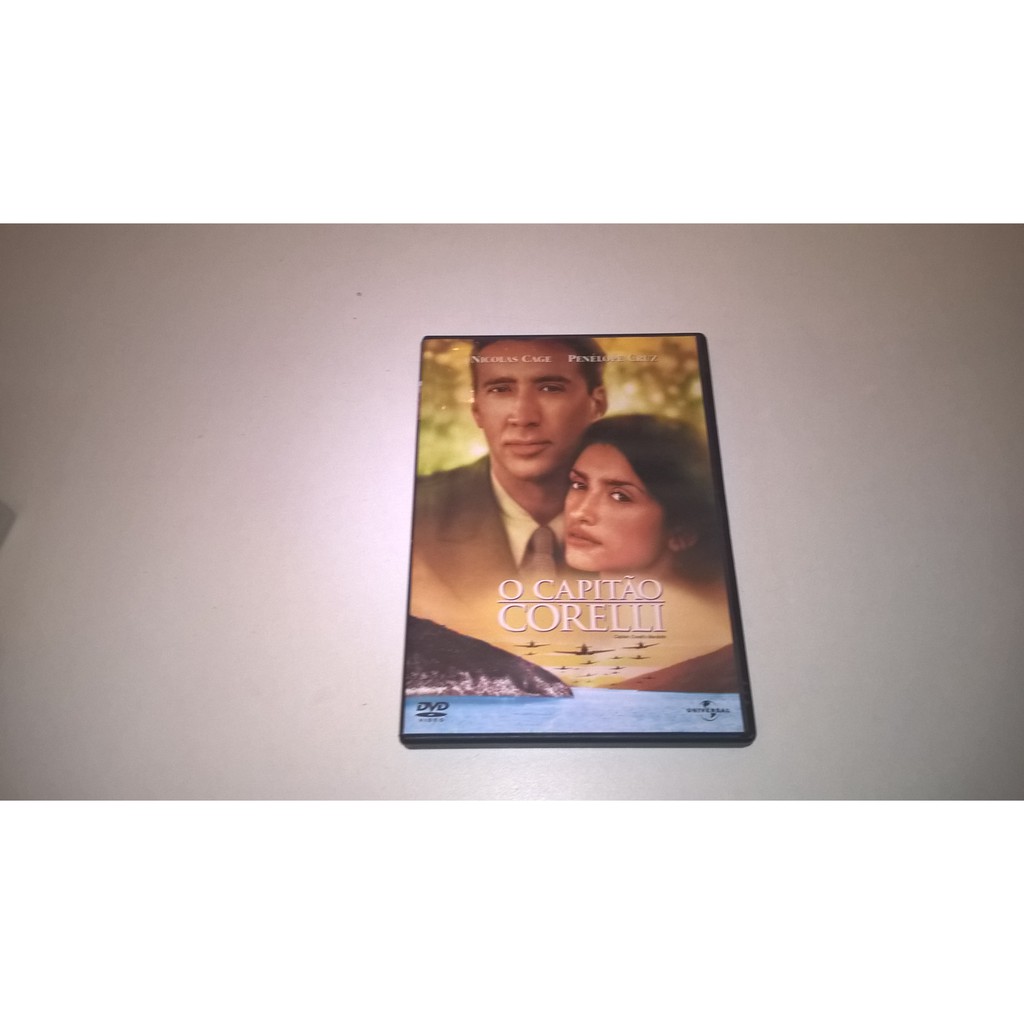 DVD- O Capitao Corelli - Nicolas Cage - Penelope Cruz