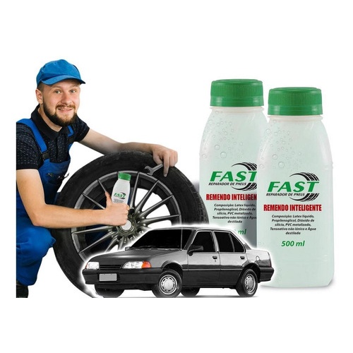 Remendo Fast Latex Selante Pneus Tubeless Gm Monza Tubarão