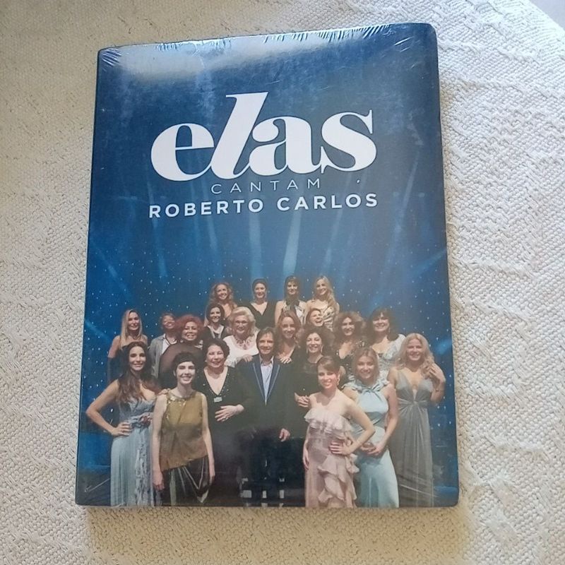 dvd elas cantam Roberto Carlos lacrado novo com Sandy Alcione Ivete Marília pêra Mercury Fafá Calcanhoto Hebe Toller.