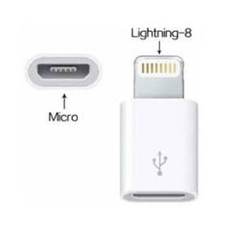 Adaptador Conversor Micro Usb V8 Para Usb iPhone