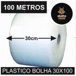 Bobina 30x100 Metros Plástico Bolha - TEMOS OPÇÃO EM CAIXA em Oferta na Shopee