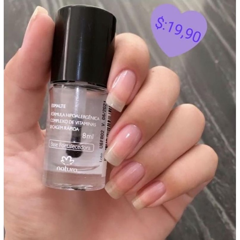 Base Fortalecedora para Unhas Natura | Promoção | Shopee Brasil