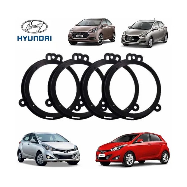 Aro Adaptador Alto Falante Hyundai Hb20 Etios Corolla Creta / 2099 em Oferta na Shopee