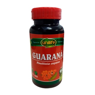 Energético Guaraná Unilife 60 Cápsulas De 500mg