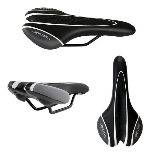 Selim Banco De Bicicleta Gta Mtb Slim Preto/cinza Gta