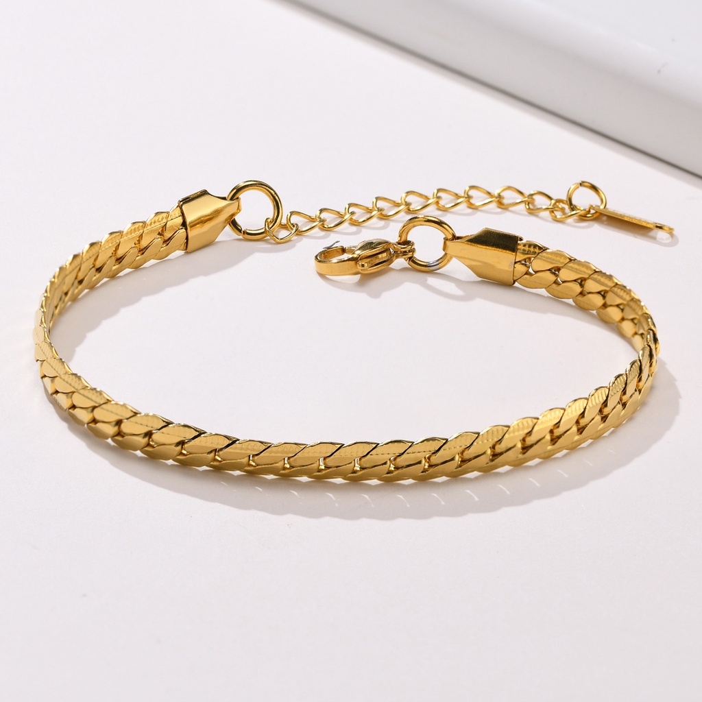 Vnox Homens Elegantes 6MM Pulseira Cadeia Bali Foxtail , Aço Inoxidável Ajustável Chain Link Pulseiras Jóias Para Masculino