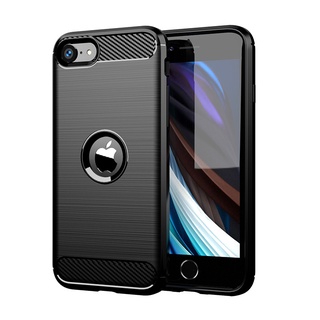 Capa Flexível De Tpu Cor Lisa Anti-Impacto Para Iphone Se 2020