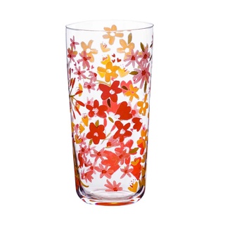 Conjunto de 6 Copos de Cristal Long Drink 450 ml Ginga Flora