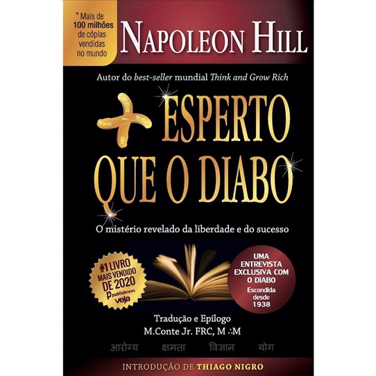 Melhores Livros - Mais Esperto que o Diabo: O Mistério Revelado da Liberdade e do Sucesso - Napoleon Hill - Thiago Nigro - Primo Rico - Dinheiro - Finanças