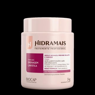 Creme Drenagem Linfatica 1 Kg Hidramais Alta Lubrificacao