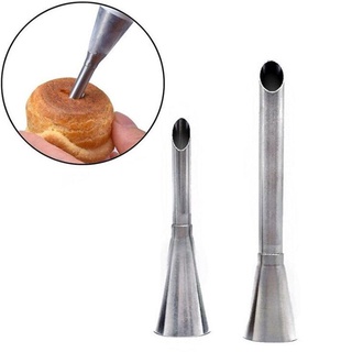 Jogo De Bicos Inox Kit Com 2 Peças Confeitar Bolo, Tortas, bico injetor de recheios.