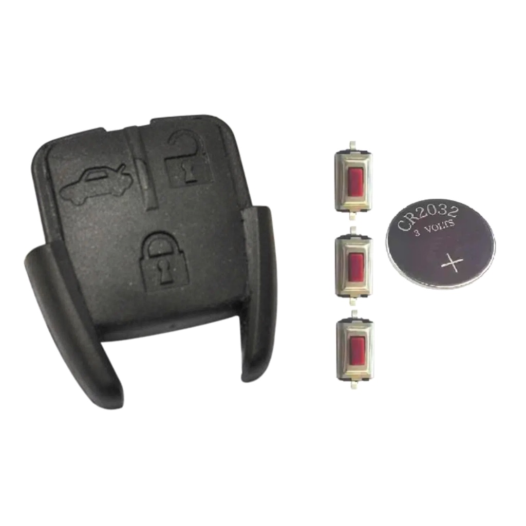 Kit Capa Chave Gm Vectra Prisma Agile Corsa Celta Astra 3 Botões