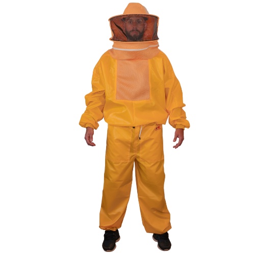 Roupa para apicultura de nylon com proteção dupla camada e ventilação em Oferta na Shopee
