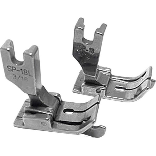 2 Calcador Guia Direito Esquerdo 3/16 Pesponto Reta Industr em Oferta na Shopee