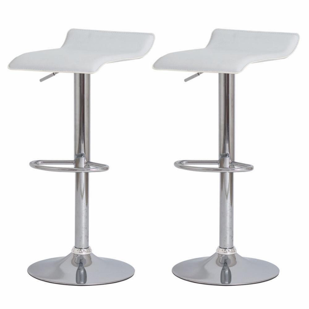 Kit 2 Banquetas Altas com Encosto Baixo Estofadas para Cozinha e Ilha Belo Horizonte Branca em Oferta na Shopee