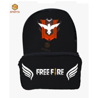 Mochila Masculina Free Fire Game Costa Juvenil Escolar