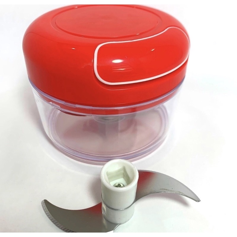 Mini Processador Triturador De Alimentos Manual Lamina Inox