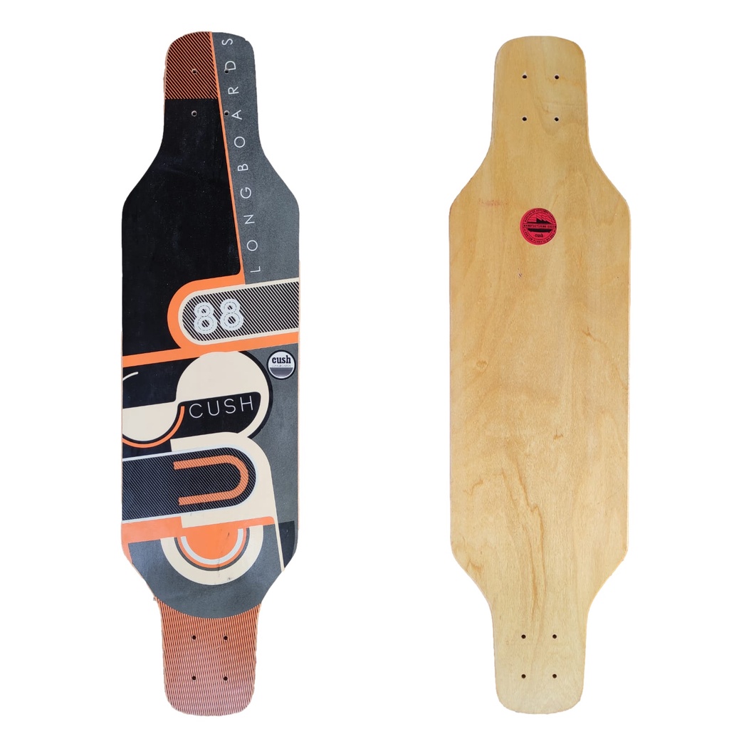Shape Cush Longboard Skate Marfim Sm10 90x24cm - Skateshop Logboard