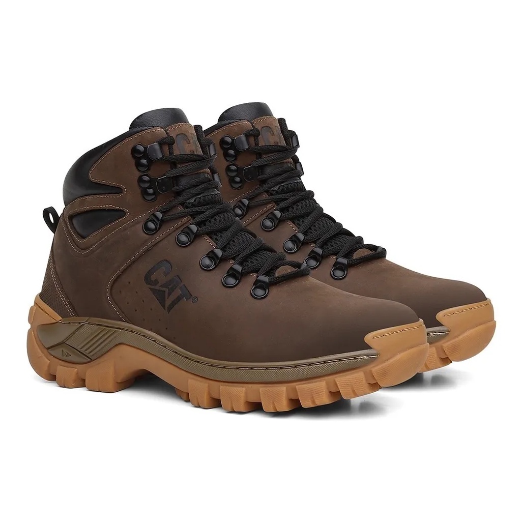 Bota Coturno Caterpillar Couro Desert Original Lançamento - Nude em  Promoção na Americanas