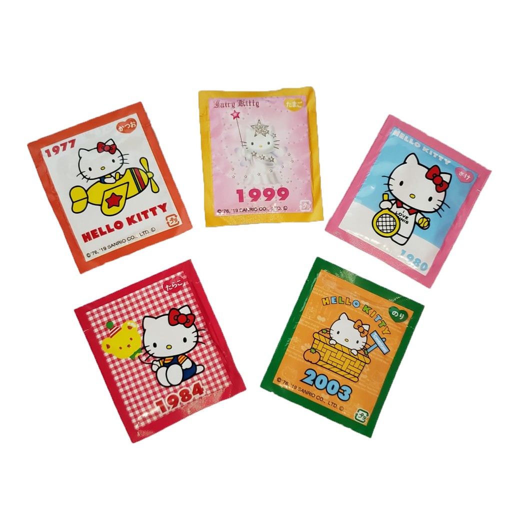 1 Unidade Furikake Hello Kitty tempero para arroz japonês importado Tanaka - Three Foods Distribuidora