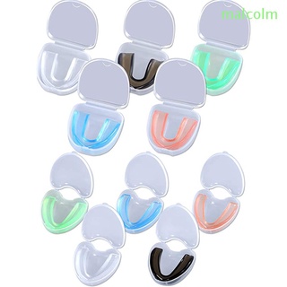 MALCOLM1 Mouth Guard Kids Adults Rugby Tooth Protector Dental Basquetebol Futebol Bandejas Bucais Proteção Brace