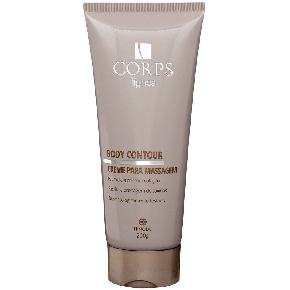 Corps Body Contour Creme Para Massagem 200g Hinode