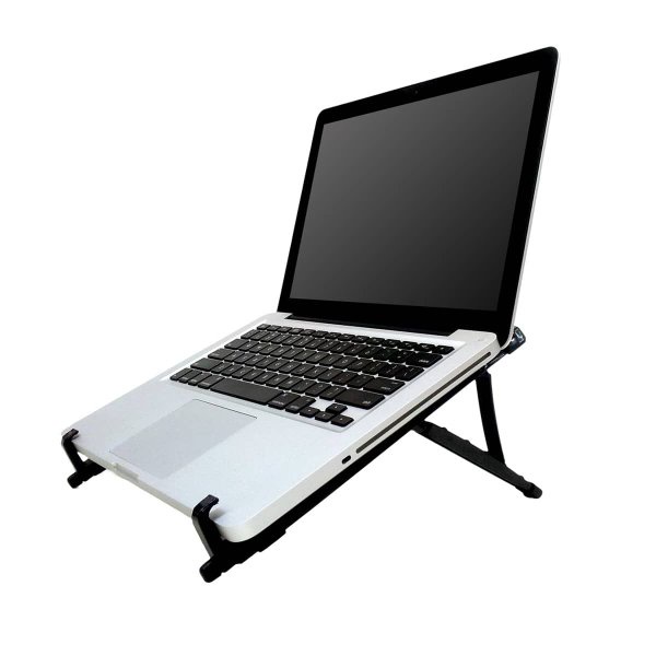 Base Suporte Notebook Apoio Laptop Regulável Multilaser Com 05 Níveis de Altura Preto AC377