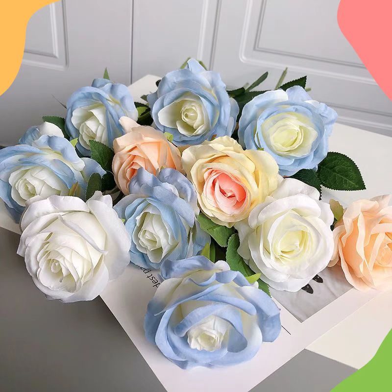 Flor Artificial Rosa Azul Flores Artificiais para Buque P/ Decoração  Casamento, Arranjos, Decorar Festas e casa/Arranjo de flores planta  decorativa Flores e Plantas Artificiais | Shopee Brasil