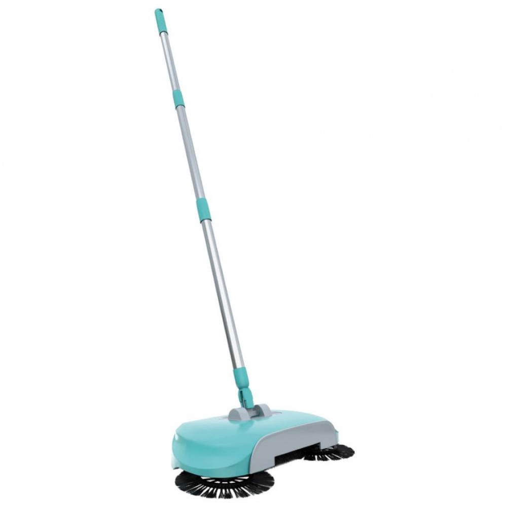 Vassoura Mágica 360o Inox e Plástico Limpeza Prática