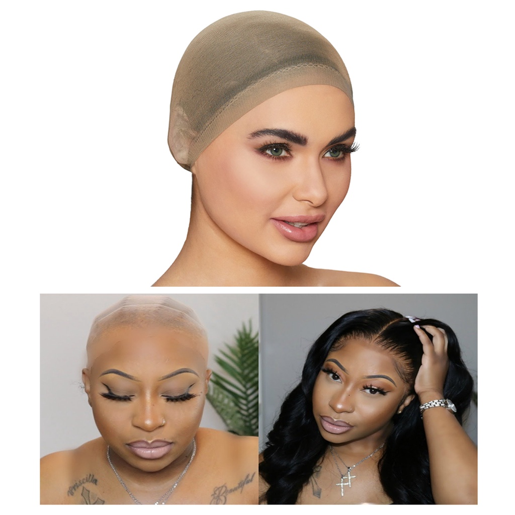 kit toca 2 Wig Cap Touca Para Peruca  Front Ou Full Lace
