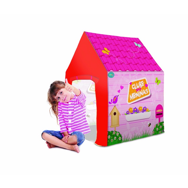 Barraca Toca Infantil Clube das Meninas Tenda Dobravel Menina Juvenil