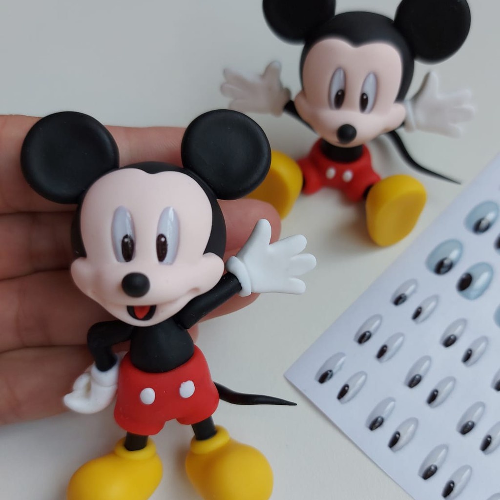 Olho Adesivo Resinado MC0192 - Tamanho PP - Turma do Mickey