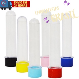 10 Tubete Acrílico Festa Eventos Decoração 8 cm e 13 cm