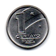 1 Centavo 1989 - Moeda Brasil - Estado de Conservação: Flor de Cunho (FC)